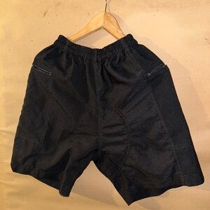 Black Men's Biker Shorts